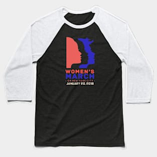 women's march new york city Baseball T-Shirt